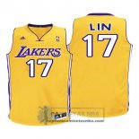 Camiseta Nino Lakers Kin Amarillo