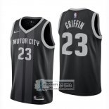 Camiseta Nino Pistons Blake Griffin Ciudad 2018-19 Negro