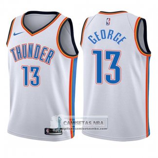 Camiseta Nino Thunder Paul George Association 2017-18 Blanco