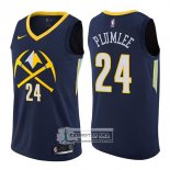 Camiseta Nuggets Mason Plumlee Ciudad 2017-18 Azul