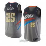 Camiseta Oklahoma City Thunder Abdul Gaddy Ciudad 2018 Gris