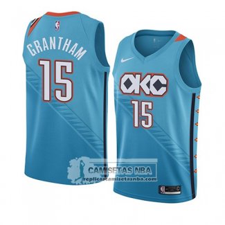 Camiseta Oklahoma City Thunder Donte Grantham Ciudad 2018-19 Azu