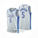 Camiseta Orlando Magic Paolo Banchero NO 5 Ciudad 2025-26 Blanco