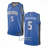 Camiseta Orlando Magic Paolo Banchero NO 5 Icon 2022-23 Azul