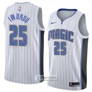 Camiseta Orlando Magic Wes Iwundu Association 2018 Blanco