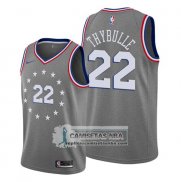 Camiseta Philadelphia 76ers Matisse Thybulle Ciudad 2019-20 Gris