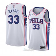 Camiseta Philadelphia 76ers Tobias Harris Association 2018 Blanc