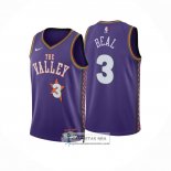 Camiseta Phoenix Suns Bradley Beal NO 3 Ciudad 2024-25 Violeta