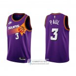 Camiseta Phoenix Suns Chris Paul NO 3 Classic 2022-23 Violeta