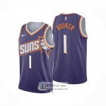 Camiseta Phoenix Suns Devin Booker NO 1 Icon 2024-25 Violeta