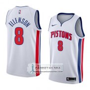 Camiseta Pistons Henry Ellenson Association 2018 Blanco