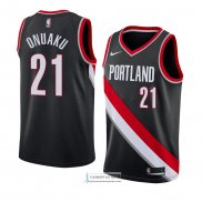 Camiseta Portland Trail Blazers Chinanu Onuaku Icon 2018 Negro