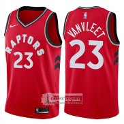 Camiseta Raptors 2017-18 Rojo Vanvleet Icon 2017-18 Rojo