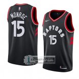 Camiseta Raptors Greg Monroe Statement 2018 Negro