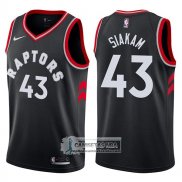 Camiseta Raptors Pascal Siakam Statement 2017-18 Negro