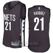 Camiseta Remix Alternate Nets Vasquez 2016-17 Negro