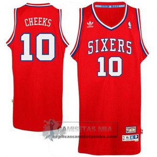 Camiseta Retro 76ers Cheeks Rojo