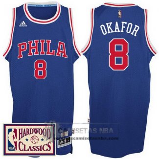 Camiseta Retro 76ers Okafor Azul