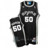 Camiseta Retro Spurs Robinson Negro