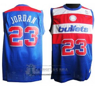 Camiseta Retro Wizards Jordan Azul