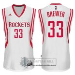 Camiseta Rockets Brewer Blanco