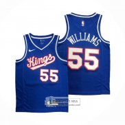 Camiseta Sacramento Kings Jason Williams NO 55 Classic 2020 Azul