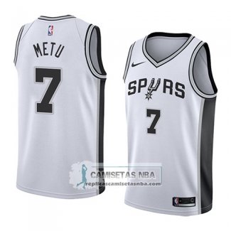 Camiseta San Antonio Spurs Chimezie Metu Association 2018 Blanco