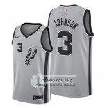 Camiseta San Antonio Spurs Keldon Johnson Statement 2019-20 Gris