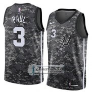 Camiseta Spurs Brandon Paul Ciudad 2018 Gris