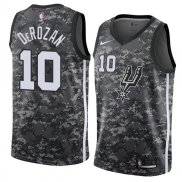 Camiseta Spurs Demar Derozan Ciudad 2018-19 Gris