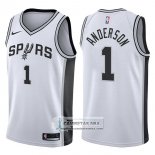 Camiseta Spurs Kyle Anderson Association 2017-18 Blanco