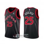 Camiseta Toronto Raptors Chris Boucher Statement 2020-21 Negro