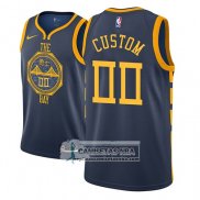 Camiseta Warriors Custom Ciudad 2018-19 Azul