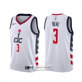 Camiseta Washington Wizards Bradley Beal Ciudad 2019-20 Blanco