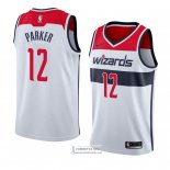 Camiseta Washington Wizards Jabari Parker Association 2018 Blanc