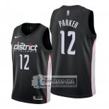 Camiseta Washington Wizards Jabari Parker Ciudad Negro