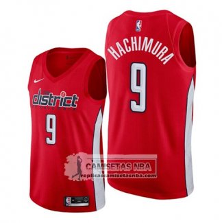 Camiseta Washington Wizards Rui Hachimura Earned 2019-20 Rojo