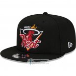 Gorra Miami Heat Tip Off 9FIFTY Snapback Negro