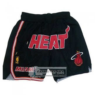 Pantalone Miami Heat Just Don Negro