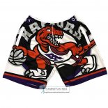 Pantalone Toronto Raptors Mitchell & Ness Big Face Blanco