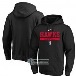 Sudaderas con Capucha Atlanta Hawks Practice Performance 2022-23 Negro