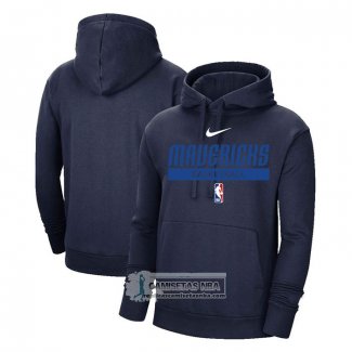 Sudaderas con Capucha Dallas Mavericks Practice Performance 2022-23 Azul2