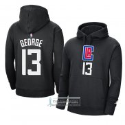 Sudaderas con Capucha Los Angeles Clippers Paul George Negro