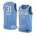 Camiseta 2019 Rising Star Jarrett Allen USA Azul