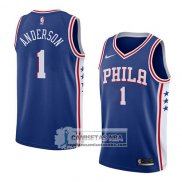 Camiseta 76ers Justin Anderson Icon 2018 Azul