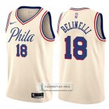 Camiseta 76ers Marco Belinelli Ciudad 76er Natural