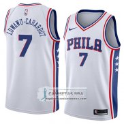 Camiseta 76ers Timothe Luwawu Cabarrot Association 2018 Blanco