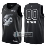 Camiseta All Star 2018 Portland Trail Blazers Nike Personalizada Negro