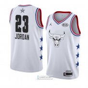 Camiseta All Star 2019 Chicago Bulls Michael Jordan Blanco