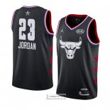 Camiseta All Star 2019 Chicago Bulls Michael Jordan Negro